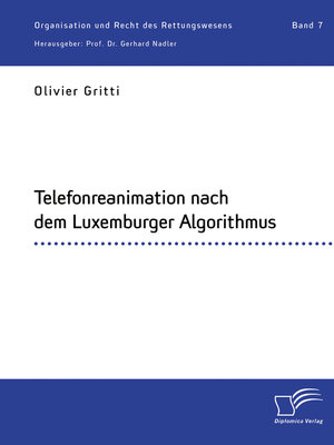 cover image of Telefonreanimation nach dem Luxemburger Algorithmus